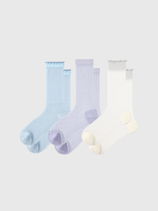 Calf Socks "Mist & Light" 3-Pack