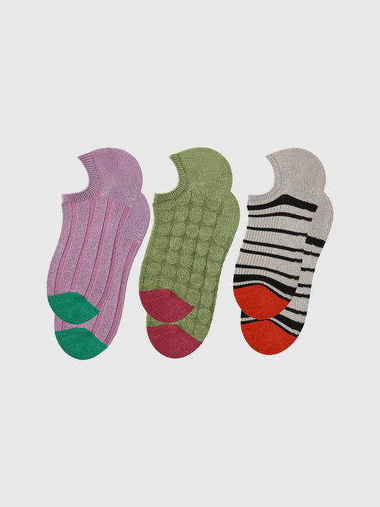 No Show Socks "Ink Elegance"