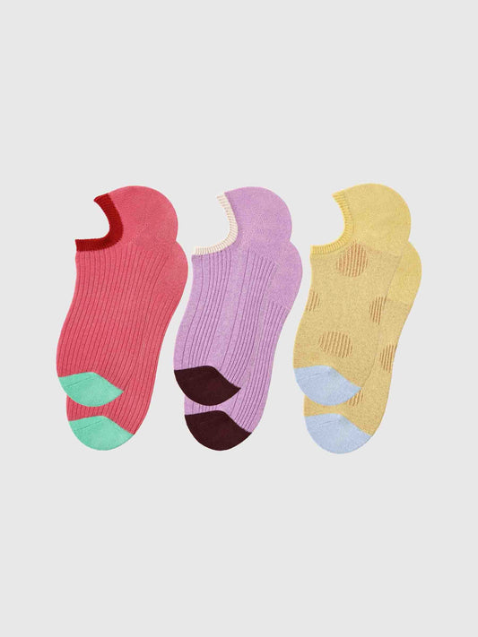 No Show Socks "Peach Fizz"