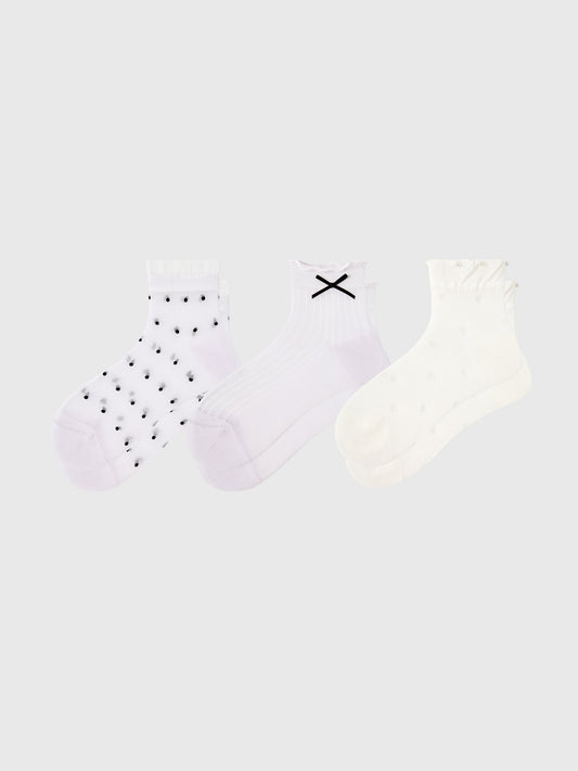 Quarter Socks "Summer Romance" 3-Pack