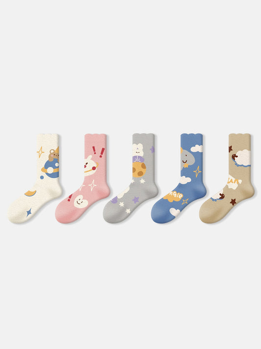 Women’s Original Design Fleece Socks JR0869
