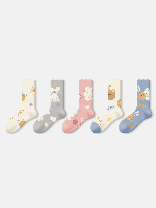 Women’s Original Design Fleece Socks JR0871