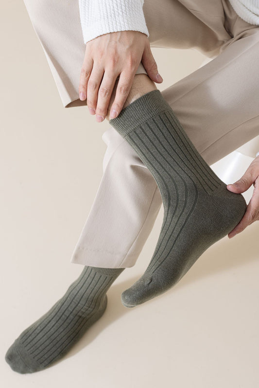 Men's Classic Design Calf Socks CY-221