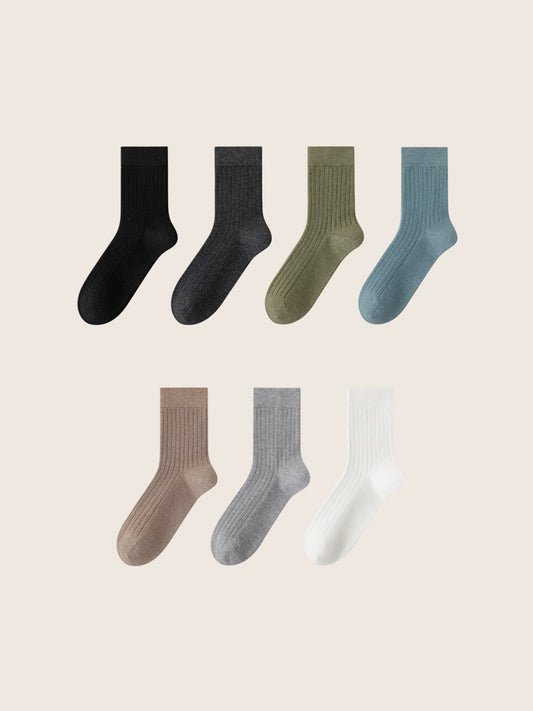 Men's Classic Design Calf Socks CY-221
