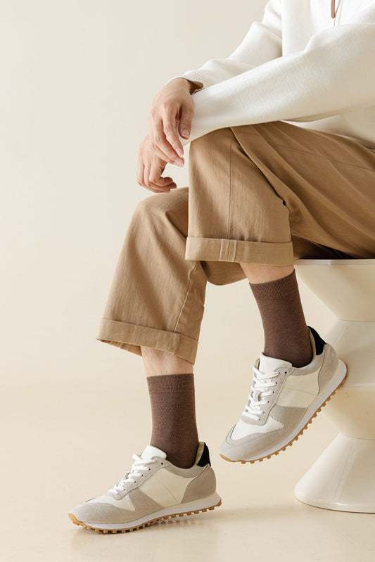 Men's Classic Design Calf Socks CY-230