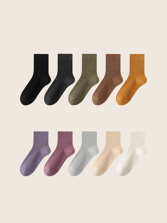 Women's Classic Design Calf Socks CY-124