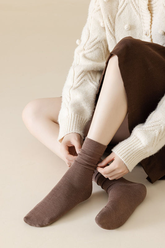 Women's Classic Design Calf Socks CY-125