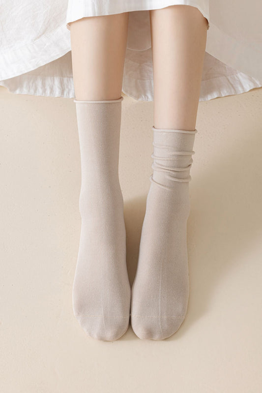 Women's Classic Design Calf Socks CY-133