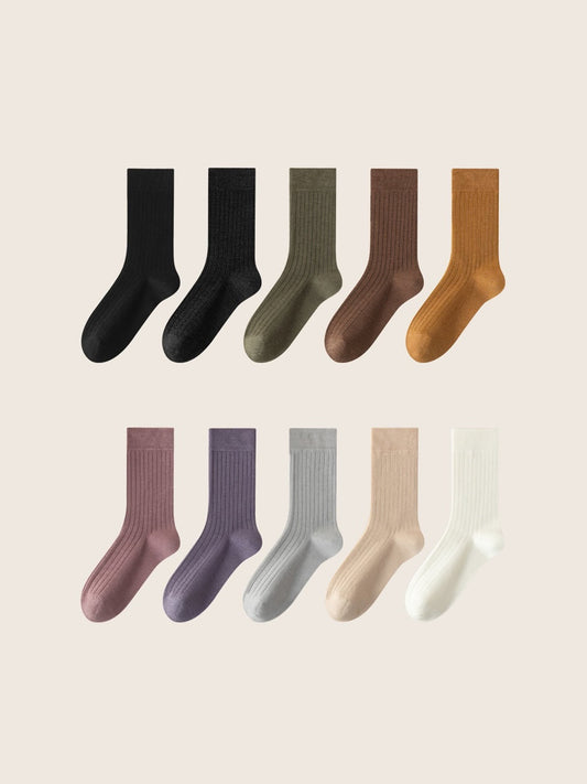 Women's Classic Design Calf Socks CY-135