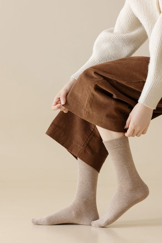 Women's Classic Design Calf Socks CY-813