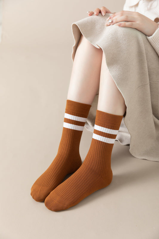 Women's Classic Design Calf Socks CY-849