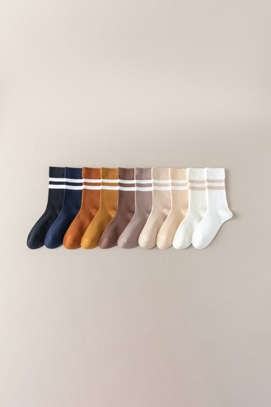 Women's Classic Design Calf Socks CY-849