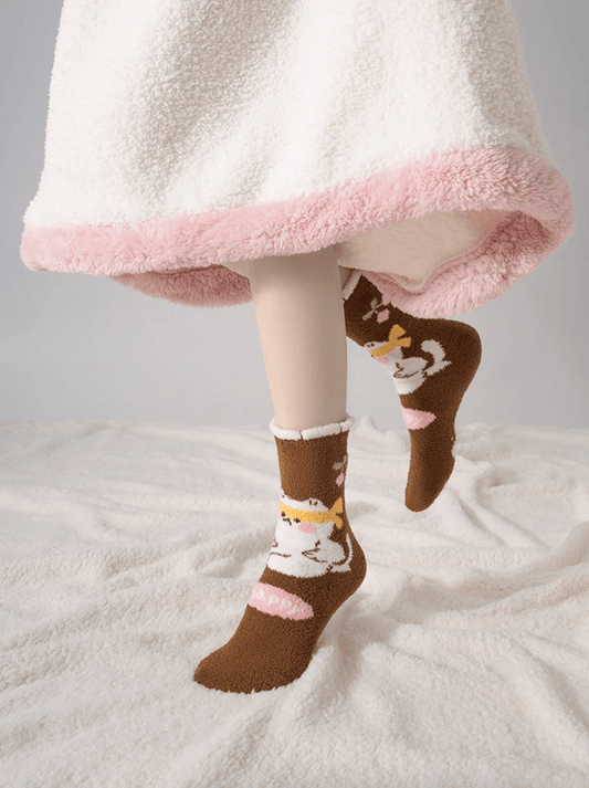 Women’s Original Design Fleece Socks JR0868